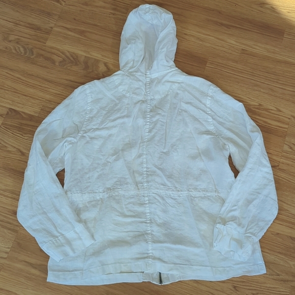 St. Tropez Jacket 100 % linen Size XL - Picture 2 of 7